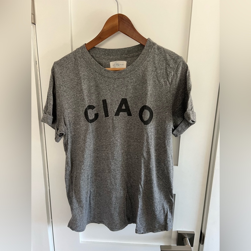Sol Angeles Gray Short Sleeve Tee